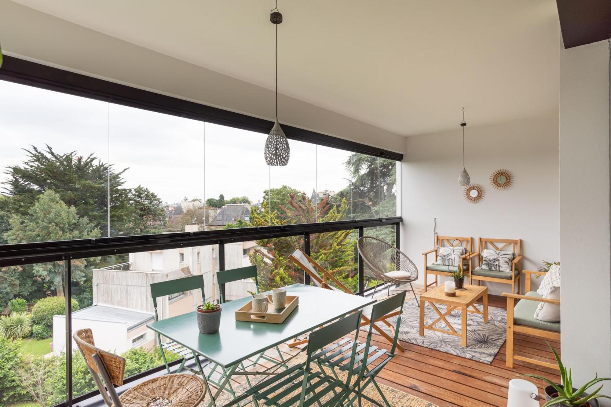 Namaste - Bel Appt Pour 5 Avec Terrasse Parking Rennes